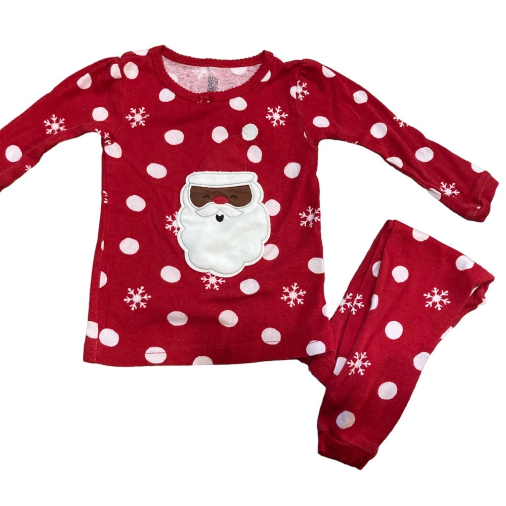 Santa Christmas Pajamas, sz 18m